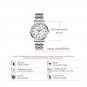 Original Design Fashion Mens Watches Silver Stainless Steel Calender Quartz Clock