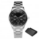 Original Fashion Design Mens black Watches Top Quartz Brand Gifts Clock