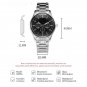 Original Fashion Design Mens black Watches Top Quartz Brand Gifts Clock