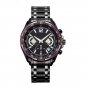 Mens Watches Black Luxury Quartz Fashion Unique Design Sports Clocks Chronograph