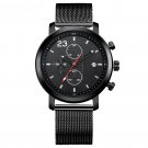 2020 Fashion Chronograph Mens Watches Stainless Steel Milanese Mesh Band 9765G02