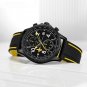 Creative Design Airplane Chronograph Mens Original Yellow Watches Geneva Calender