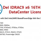 iDRAC9 x6 DataCenter License for Gen 16th R760 R660 R560 R6615 R7625 R6625