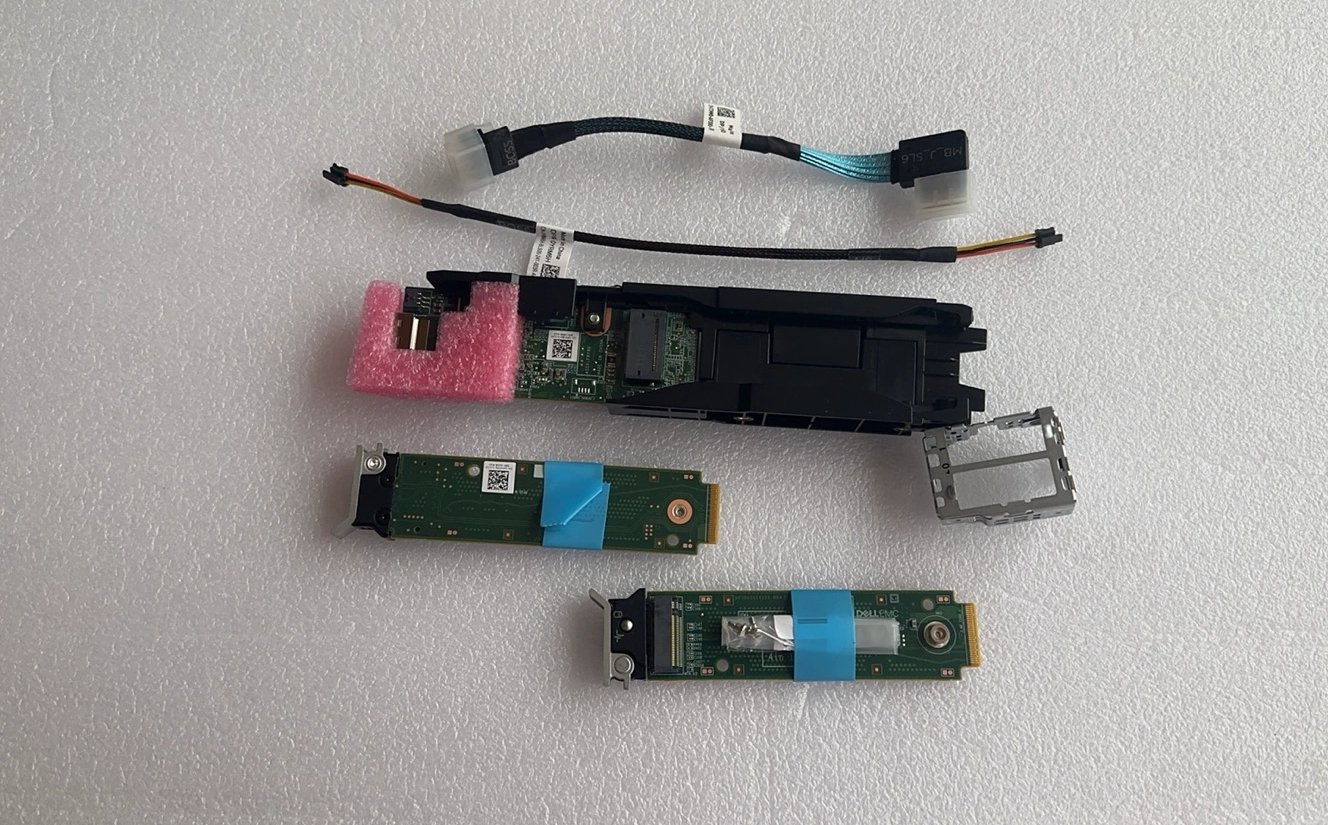 DELL POWEREDGE SERVER R660 BOSS S2 PCIE DUAL M.2 SLOT RISER KIT