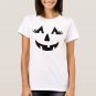 Girly Jack-o-lantern Pumpkin Face Halloween T-Shirt