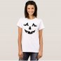 Girly Jack-o-lantern Pumpkin Face Halloween T-Shirt
