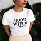 Good Witch Black and White Womens Halloween T-Shirt