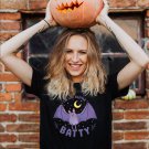 I'm Just A Little Batty Funny Halloween Bat Pun T-Shirt