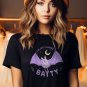 I'm Just A Little Batty Funny Halloween Bat Pun T-Shirt