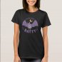 I'm Just A Little Batty Funny Halloween Bat Pun T-Shirt