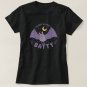I'm Just A Little Batty Funny Halloween Bat Pun T-Shirt