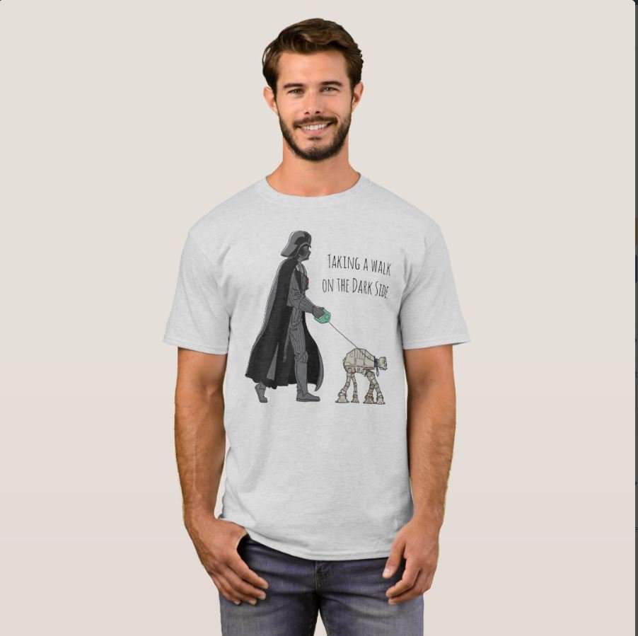 Darth Vader Walking Pet AT-AT Tshirt