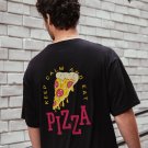 Keep Calm And Eat Pizza Funny Food Sayings T-shirt