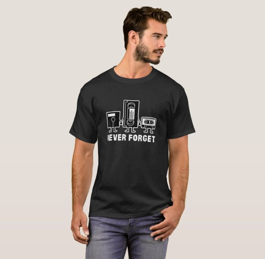 Retro Vintage Never Forget Cassette Tape T-shirt