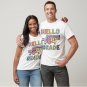 Hello 8th Grade Funny Square Root of 64 Math T-Shirt