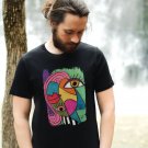 Abstract Face Colorful Artsy Fun Whimsical Modern T-Shirt
