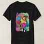 Abstract Face Colorful Artsy Fun Whimsical Modern T-Shirt
