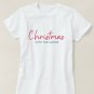 Family Christmas  Modern Minimalist Family Name T-Shirt