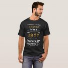 80th Birthday Add Name Year Legendary Black Gold T-Shirt