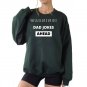 Warning Dad Jokes Ahead Funny Quote Long Sleeve T-Shirt