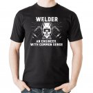 Welder an Engineer with Common Sense Funny Welding Gifts T-Shirt