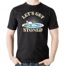 Curling Stone Let's Get Stoned Curler Sayings Curling Game T-Shirt