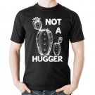Funny Vintage Cactus Sarcastic Quote no hugs not a Hugger T-Shirt