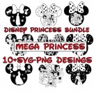 Mouse Head SVG Bundle, All Princess SVG Bundle, Princess SVG, Vinyl Cut File, Svg, Pdf, Jpg, Png