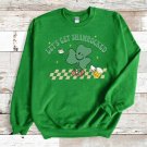 Lucky Clover Sweater, Lets Get Shamrocked Sweatshirt, St Patricks Day Sweatshirt, Lucky Pullover, Wo