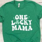 Lucky Vintage, One Lucky Mama Saint Patrick's Day Shirt, Vintage St Patrick's Day Shirt, Day Drinkin