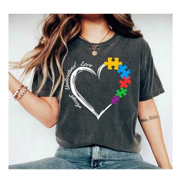 Neurodiversity Shirt, Accept Love Understand Autism Shirt, Autism Awareness Shirt, ADHD Shirt, Inclu
