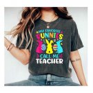 Teacher T-Shirt, My Favorite Bunnies Call Me Teacher,Teacher Shirt,Easter Teacher Shirt, Teacher Tee