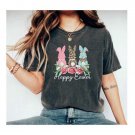 Easter Shirt, Floral Leopard Bunny Easter Shirt, Cute Bunny Shirt, Happy Easter Shirt, Leopard Bunny