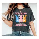 Teaching My Favorite Bunnies Bunny Teacher Shirt Teacher Easter Gift Custom Teacher Shirt Cute Easte