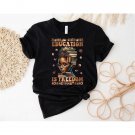 Black History Month Teacher Tee, Celebrate Black History Month Education is Freedom Teacher T-Shirt