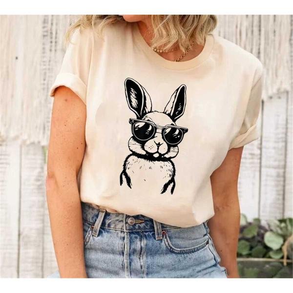 Happy Easter Shirt Happy Easter Bunnies Shirt Bunny Shirt Easter Bunny Shirt Cute Easter Shirt Leopa