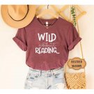 Reading Tie Dye T-Shirt, Wild About Reading Shirt, Bookworm Sweatshirt, Reading Shirt, Book Lovers T
