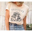 Moon Phases And Mushrooms T-shirt ,Magical Celestial Fungi Shirt ,Goblincore Aesthetic , Mushroom Sh