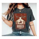 Vintage Inspired Tee Shirt, Western American Rodeo Shirt, Western Graphic Tee, Retro Tee Shirt, Garm