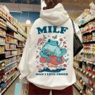Funny MILF Froggy Shirt, Retro Frog Tshirt, Cottagecore Froggy Tee, Oversized UNISEX T-shirt, Toad S