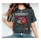 Neurodiversity T-shirt, Embrace Neurodiversity Celebrate the Spectrum Brain Autism T-Shirt, Autism A