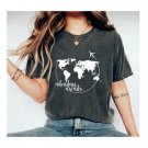 Travel Shirt, Traveler Gift, Vacation Shirt, Travel Lover, World Map Shirt, Airplane Mode Shirt, Exc