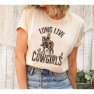 Western T-shirt, Long Live Cowgirls Shirt, Desert Tee, Cactus Shirt, Cowgirl T-shirt, Wild West Shir