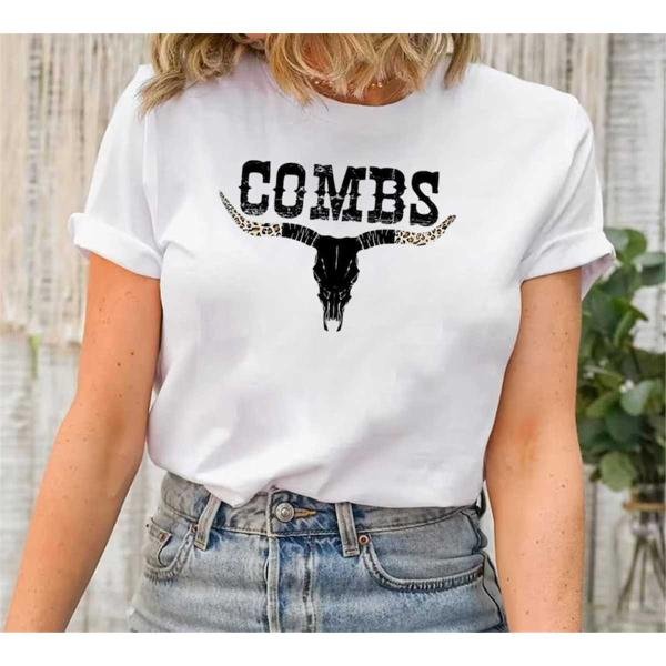 Country Music Combs Tee, Combs Crazy Bullhead Shirt, Music Concert Shirt, Country Girl Shirt