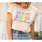 Teacher T-Shirt, Treat All Peeps With Kindness Shirt,Teacher Shirt,Easter Teacher Shirt, Teacher Tee