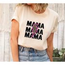Leopard print Lightning bolt Mama shirt Mother's Day Shirt mom Mother's Day gift Mama shirt Mom Tee 