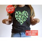 St Patricks Day Mother Shirt, Heart Shape Clovers T-shirt, Clover Mama Shirt, Happy Pattys Day Gift 