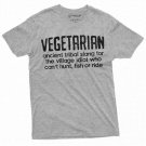 Vegetarian Funny Definition T-shirt Humorous Foodie Gift Tee Shirt Anti vegetarian meat-eater Shirt