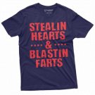 Men S Valentine S Day T Shirt Funny Stealing Hearts And Blasting T-Shirt