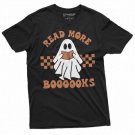Teacher Halloween Funny Shirt Read More Booooks Books Boo T-Shirt
